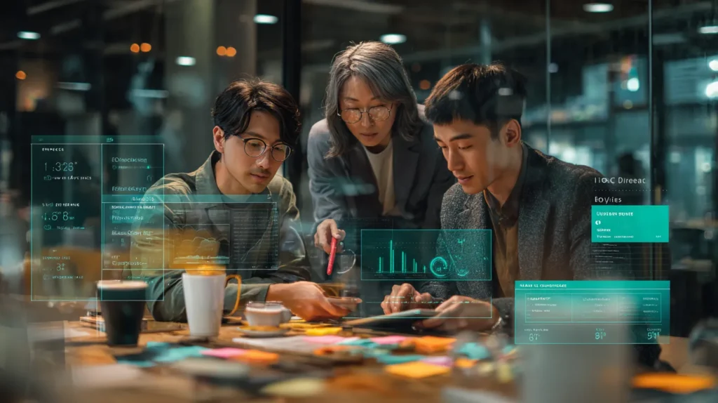 투자 유치 성공을 위한 회계 체크리스트 투자 유치 회계 자료를 검토하는 스타트업 대표와 회계사